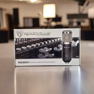 Rockville RCM01 Professional Cardioid Condenser Microphone Studio Recording New